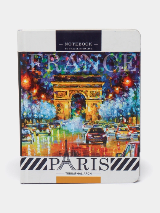 Bloknot Burjua "Paris", qafas, 60 g, B6, 128 Х 165 mm, 64 varaq - 