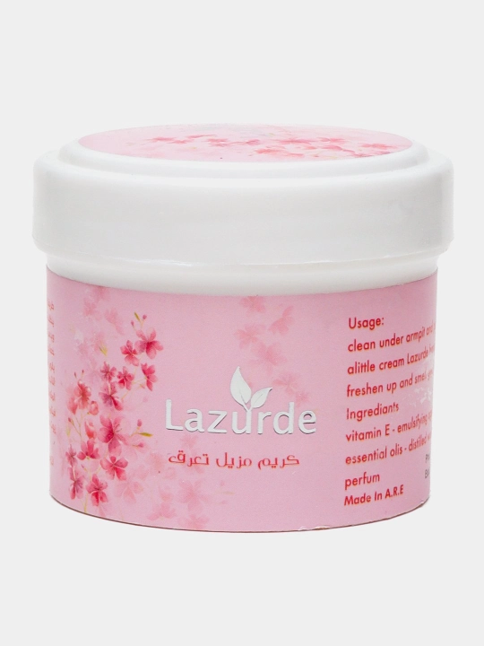 Lazurde Ayollar uchun dezodorant, ter hidiga qarshi antiperspirant krem, 50 gr