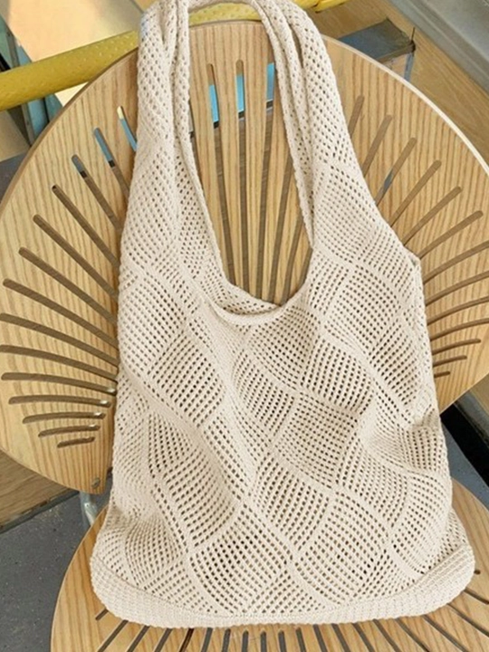 Yozgi yumshoq shopper sumkasi