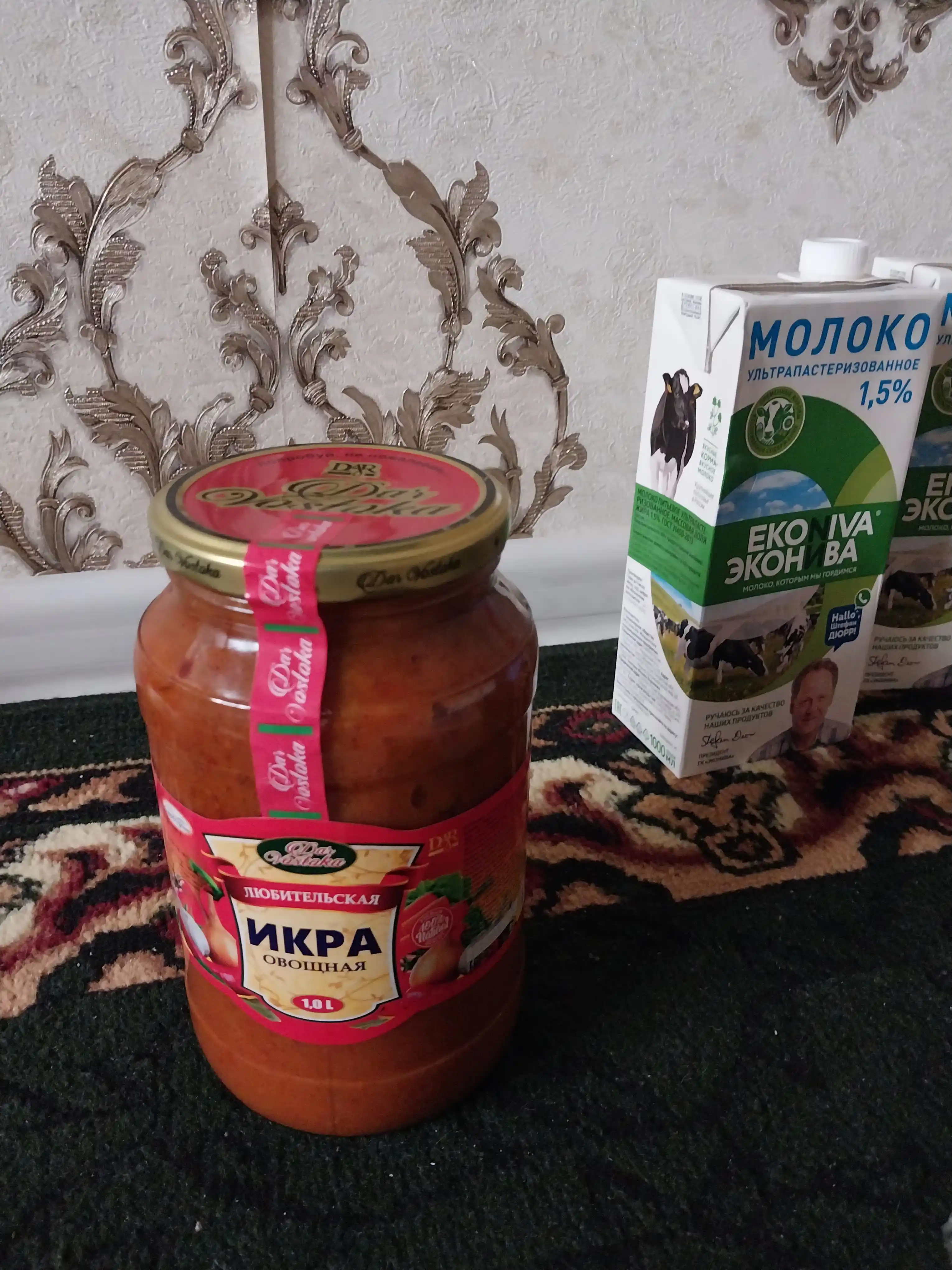 Молоко ЭкоНива, 1.5%, ультрапастерилизованное, 1000 мл