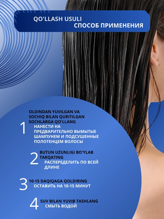 Маска для сухих, поврежденных, окрашенных волос, против выпадения, Ollin Professional