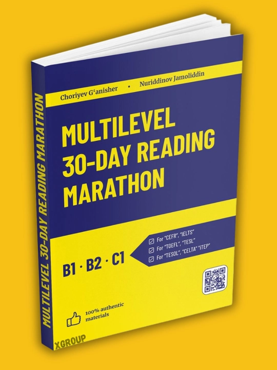 Multilevel Marathon — Listening, Reading, Speaking, Writing va Mock Exam qo‘llanmalari - 