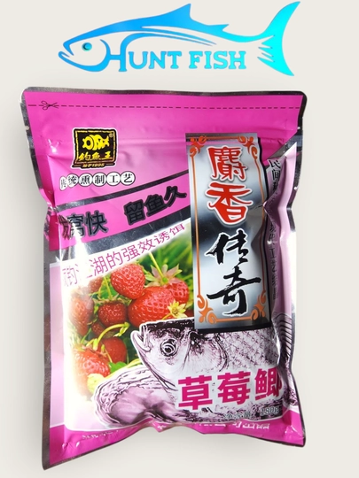 Прикормка и наживка c клубничным ароматом для рыбалки "Универсальная" 180 г