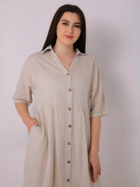 Женский сарафан из хлопка, свободный крой, универсальный размер M L XL, летний стиль