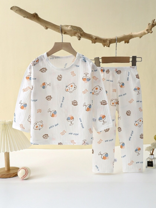 O‘g‘il bolalar va qizlar uchun pijama, 100% paxta
