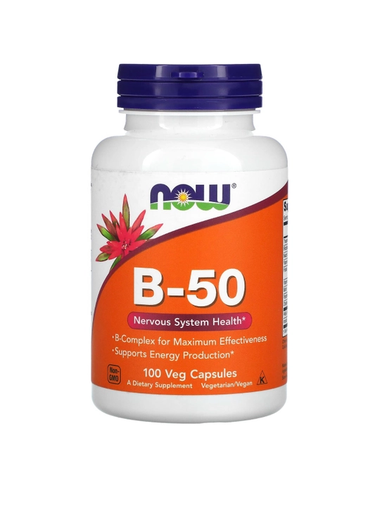NOW Foods, B-50, 100 kapsulalar