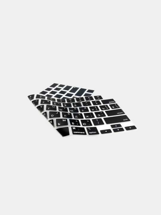 Чехол для клавиатуры MacBook Pro 14/16/ Air 15.3/13.6,Neo,M5, M4, M3, M2, M1, Max, Rus/Eng