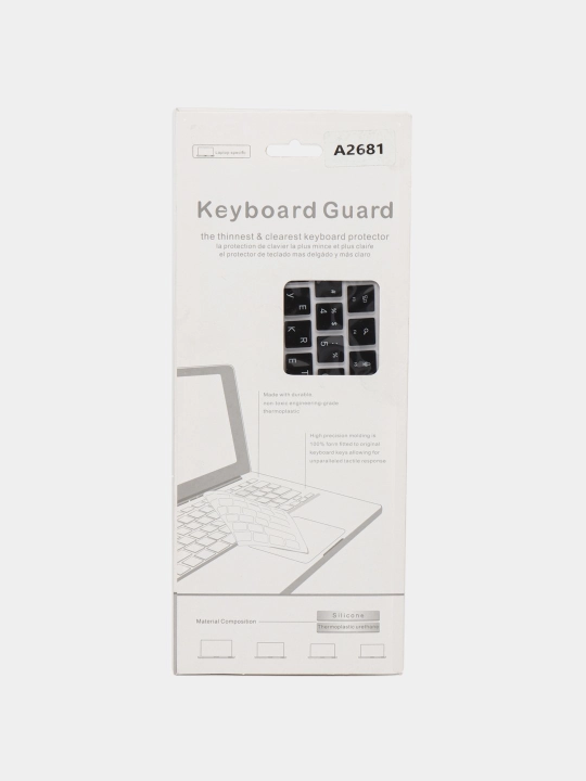 Чехол для клавиатуры MacBook Pro 14/16/ Air 15.3/13.6,Neo,M5, M4, M3, M2, M1, Max, Rus/Eng