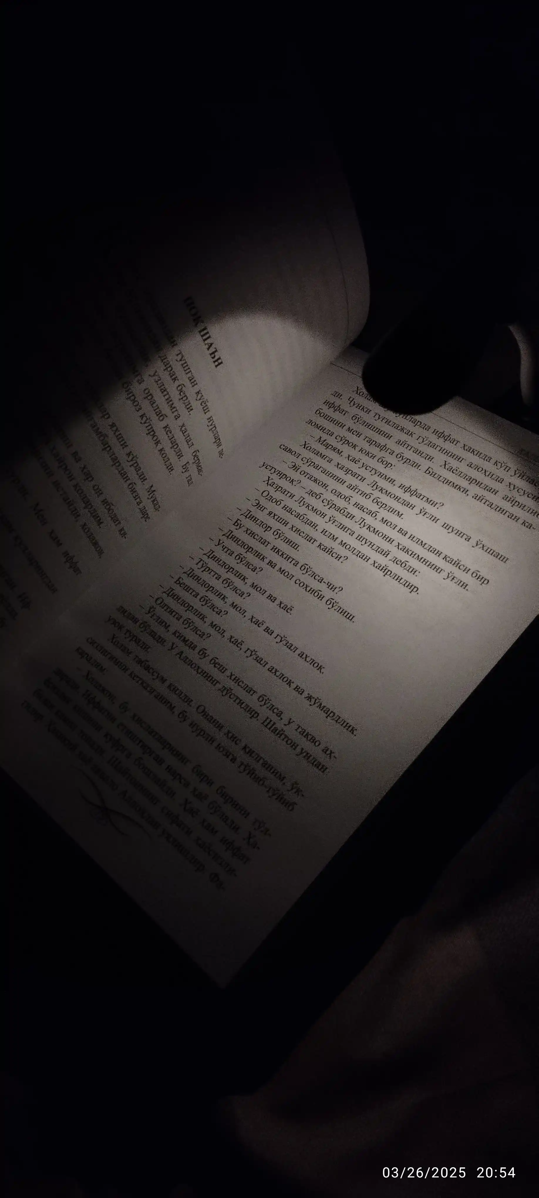Kitob o‘qish uchun yorug‘lik diodli lampa, stol ustida, qisqichda