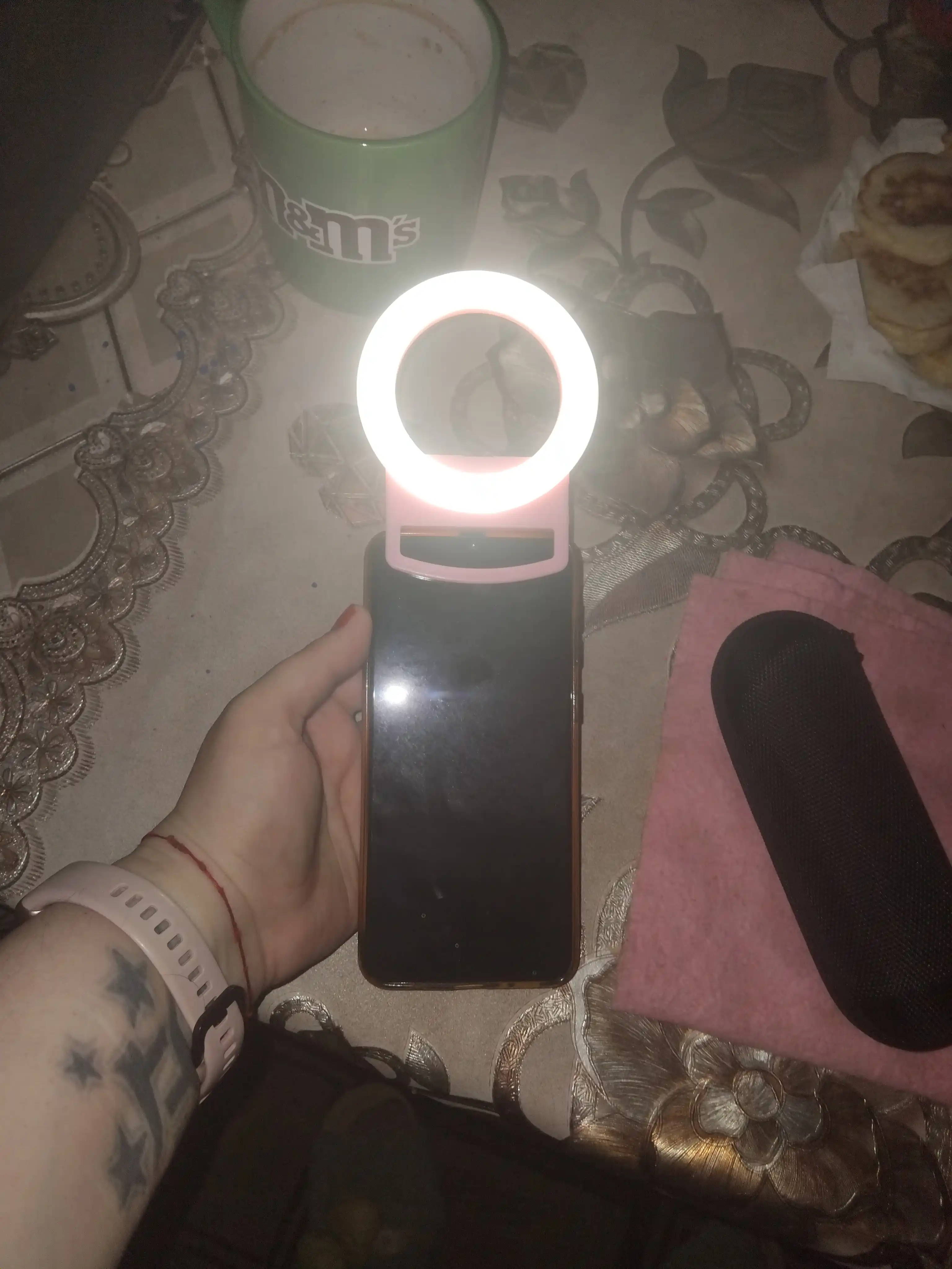 Селфи лампа на прищепке, для телефона