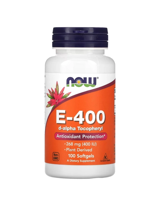 NOW Foods, E-400, 268 мг (400 МЕ), 100 капсул