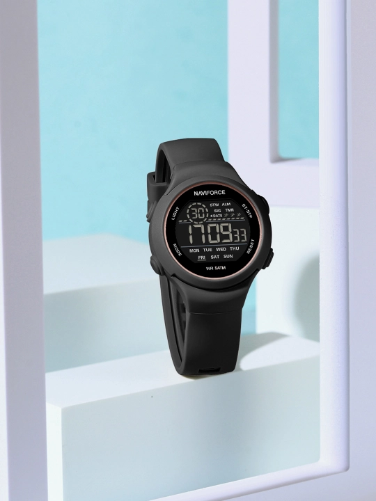 Ayollar soati sport uchun, elektronik Naviforce 7119