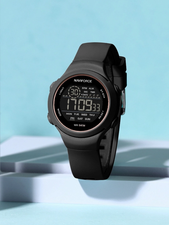 Ayollar soati sport uchun, elektronik Naviforce 7119