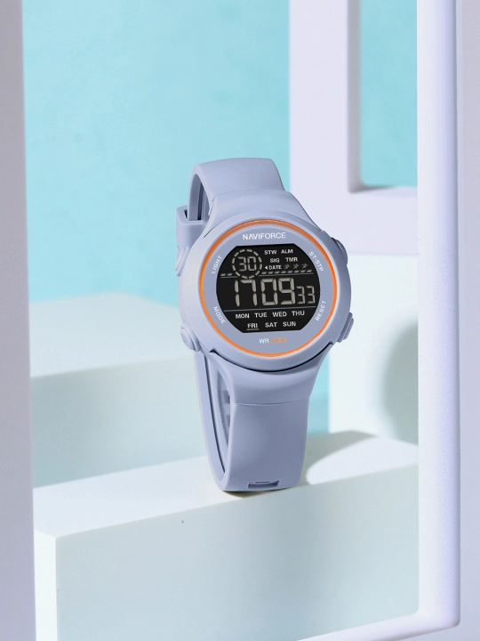 Ayollar soati sport uchun, elektronik Naviforce 7119