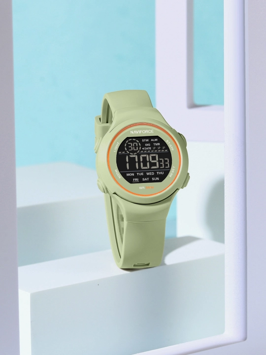 Ayollar soati sport uchun, elektronik Naviforce 7119