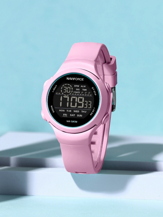 Ayollar soati sport uchun, elektronik Naviforce 7119