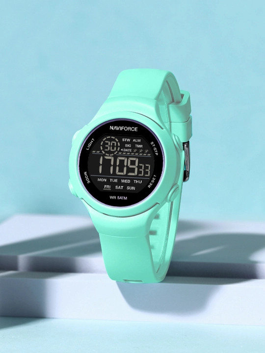 Ayollar soati sport uchun, elektronik Naviforce 7119