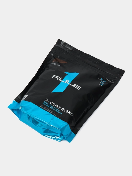 RULE1 WHEY blend protein, 0.4 g, 0.9 g, 2.3 kg, 4.6 kg, oqsil muskul o'stirish uchun