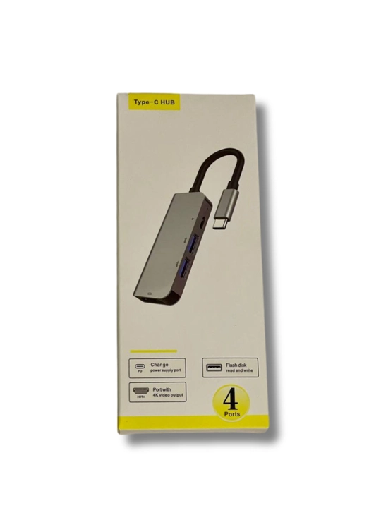 4-портовый Type-C HUB – USB, 4K HDMI и зарядка - 