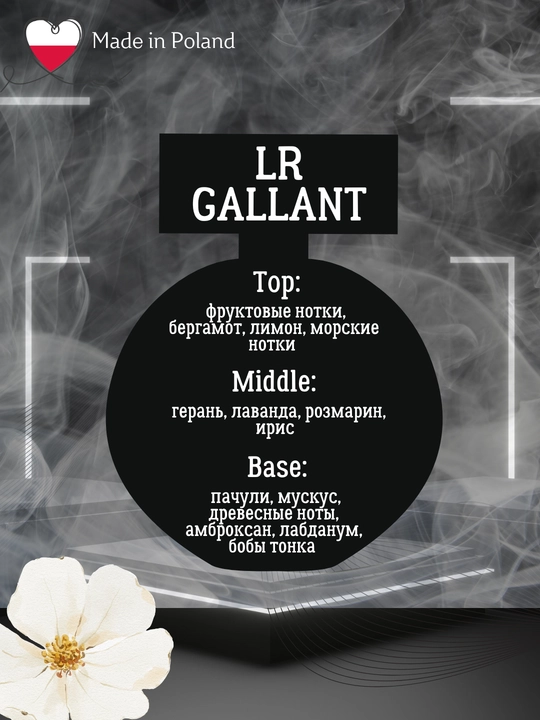Erkaklar uchun xushbo'ylangan suvi GALLANT, 100ml