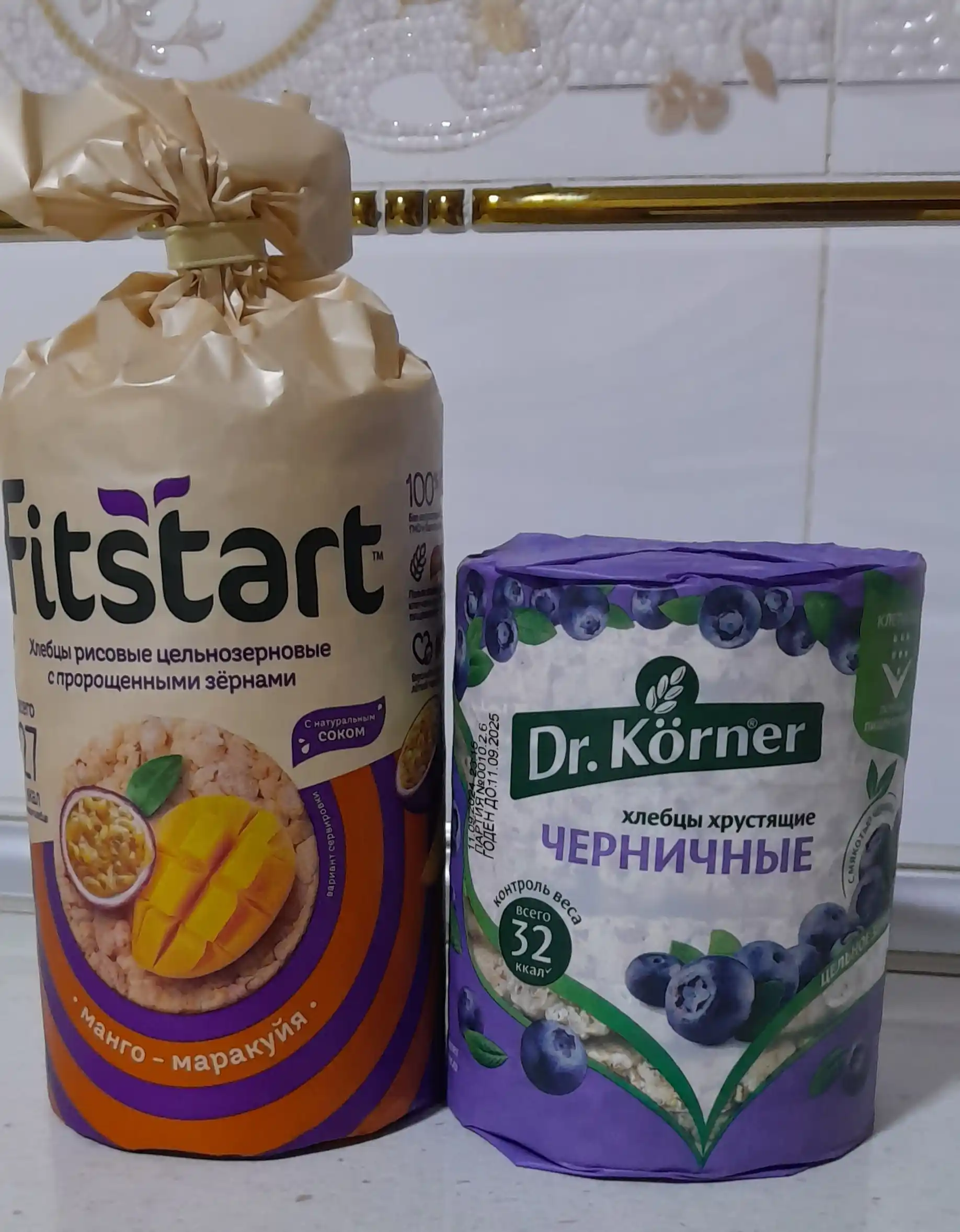 Хлебцы Dr. Korner Черничный злаковый коктейль, 100 гр
