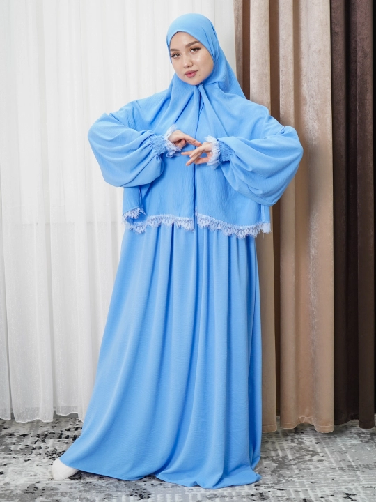 Abaya ko‘ylagi, himar, joynamoz, tasbeh, karobka va lentali sovg‘a to‘plami
