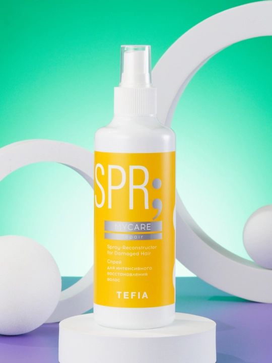 Sprey TEFIA MY CARE soch turmaklash uchun, 250 ml, keratin bilan, namlantiradi va tiklaydi