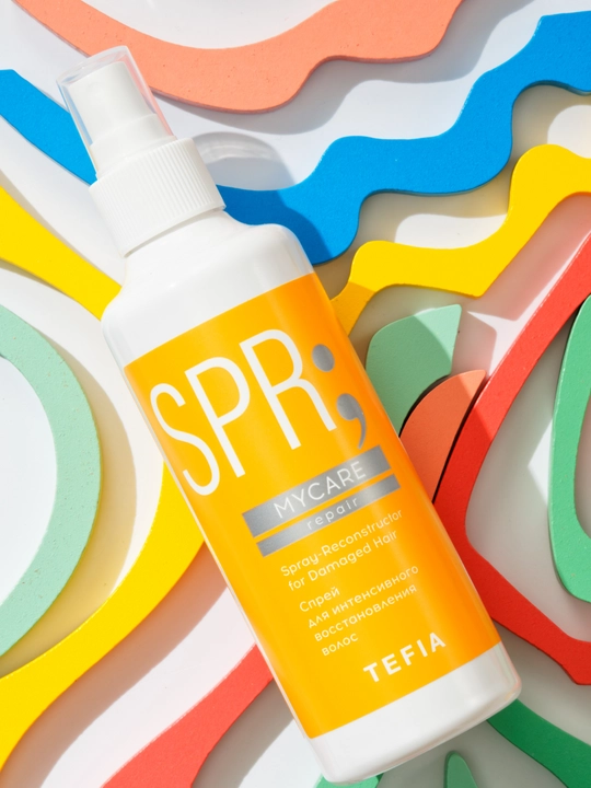 Sprey TEFIA MY CARE soch turmaklash uchun, 250 ml, keratin bilan, namlantiradi va tiklaydi