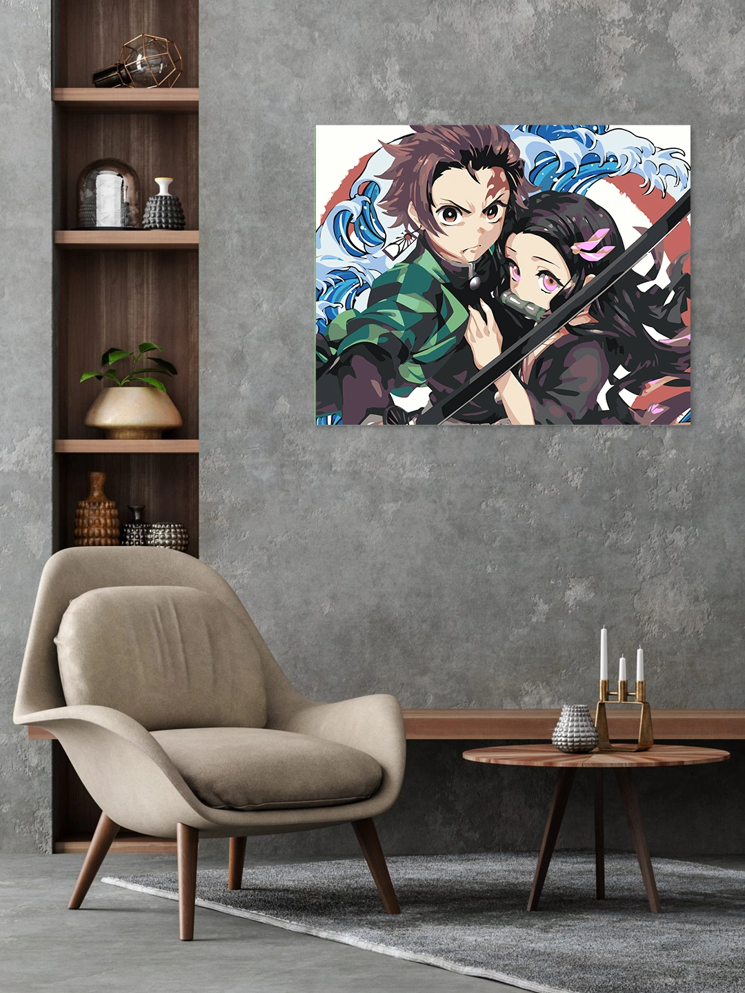 Anime Rasm Rsa's Raqamlar bo'yicha rasm chizish ARTERY
