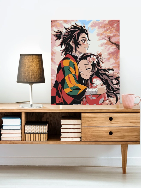 Raqamlar bo'yicha rasm chizish ARTERY "Anime" 40×50 sm, bo'yoqli holst, bo'yama to'plami