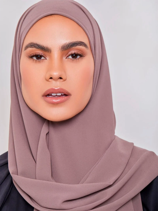 Ayollar sharfi va ro'moli, shifonli, hijob, haj va umra uchun mos