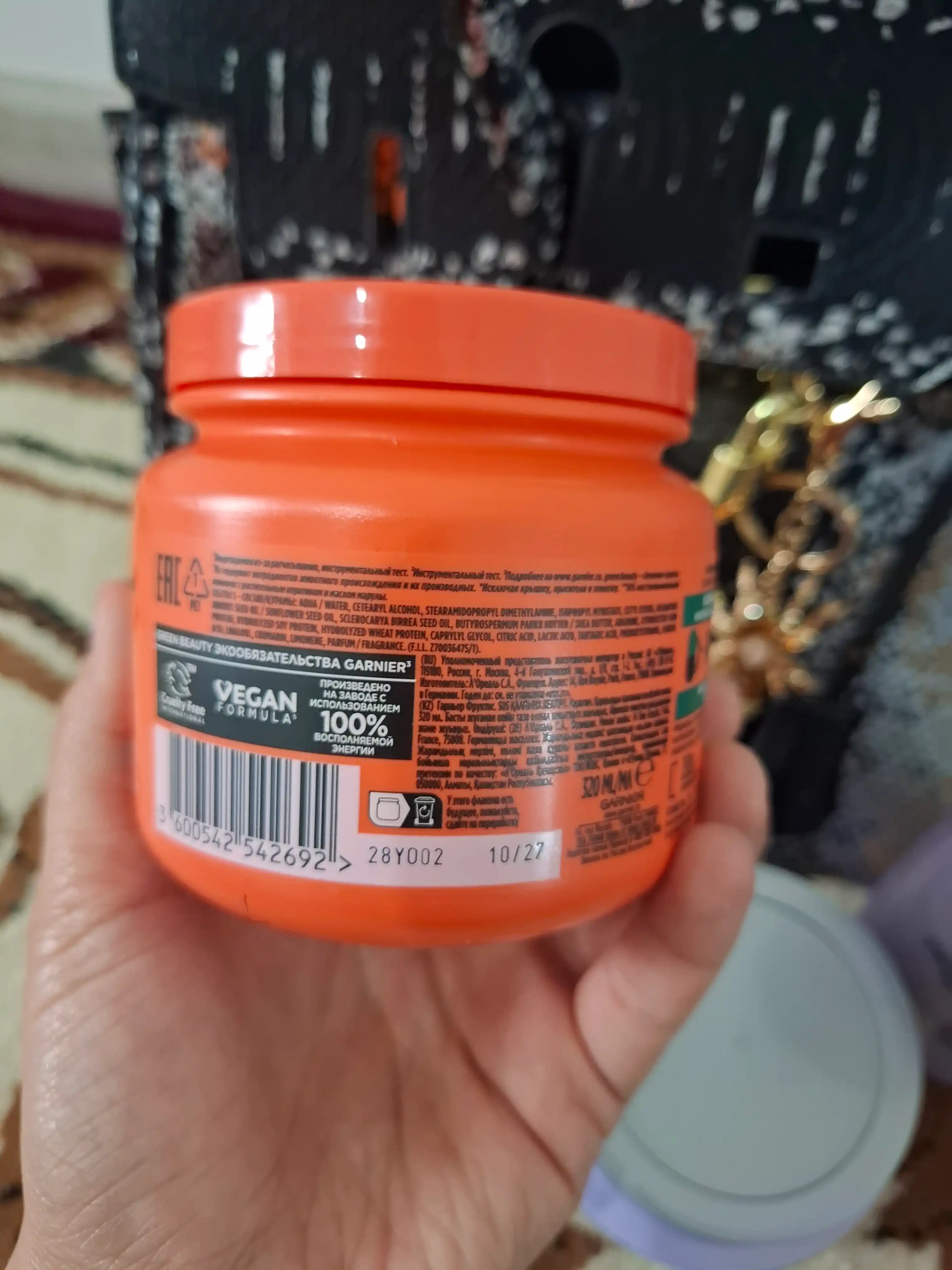 Маска для волос Garnier Fructis SOS восстановление, 320 мл
