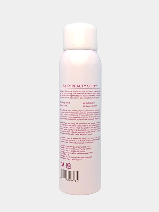 Silky Beauty Spray depilyatsiya uchun sprey, 150 ml