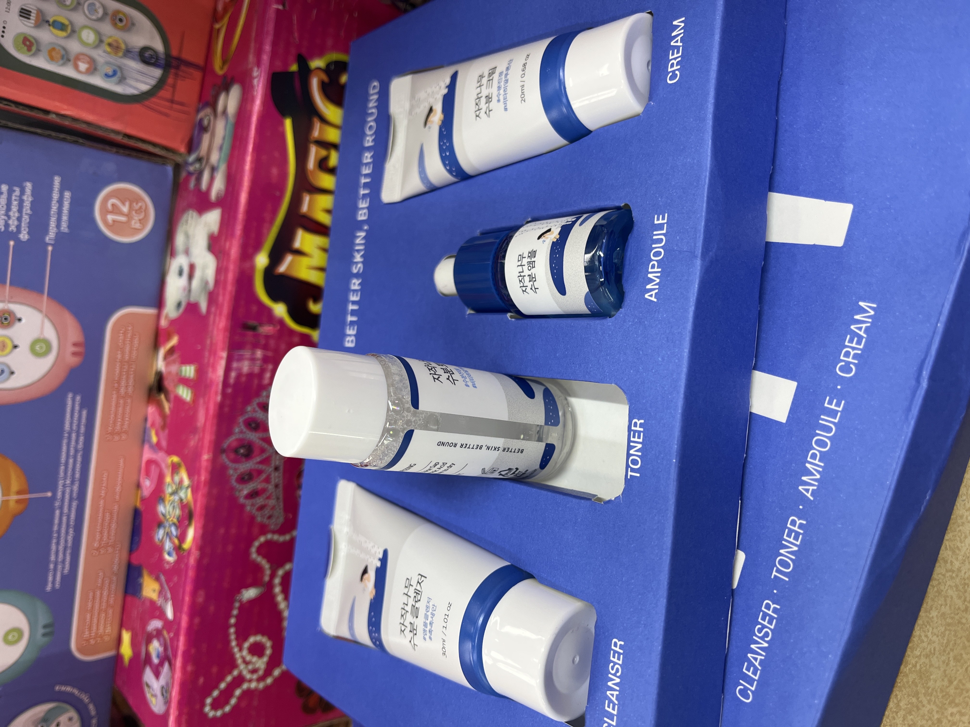 Yol parvarishi kosmetikasi toplami, Round Lab Trial Kit