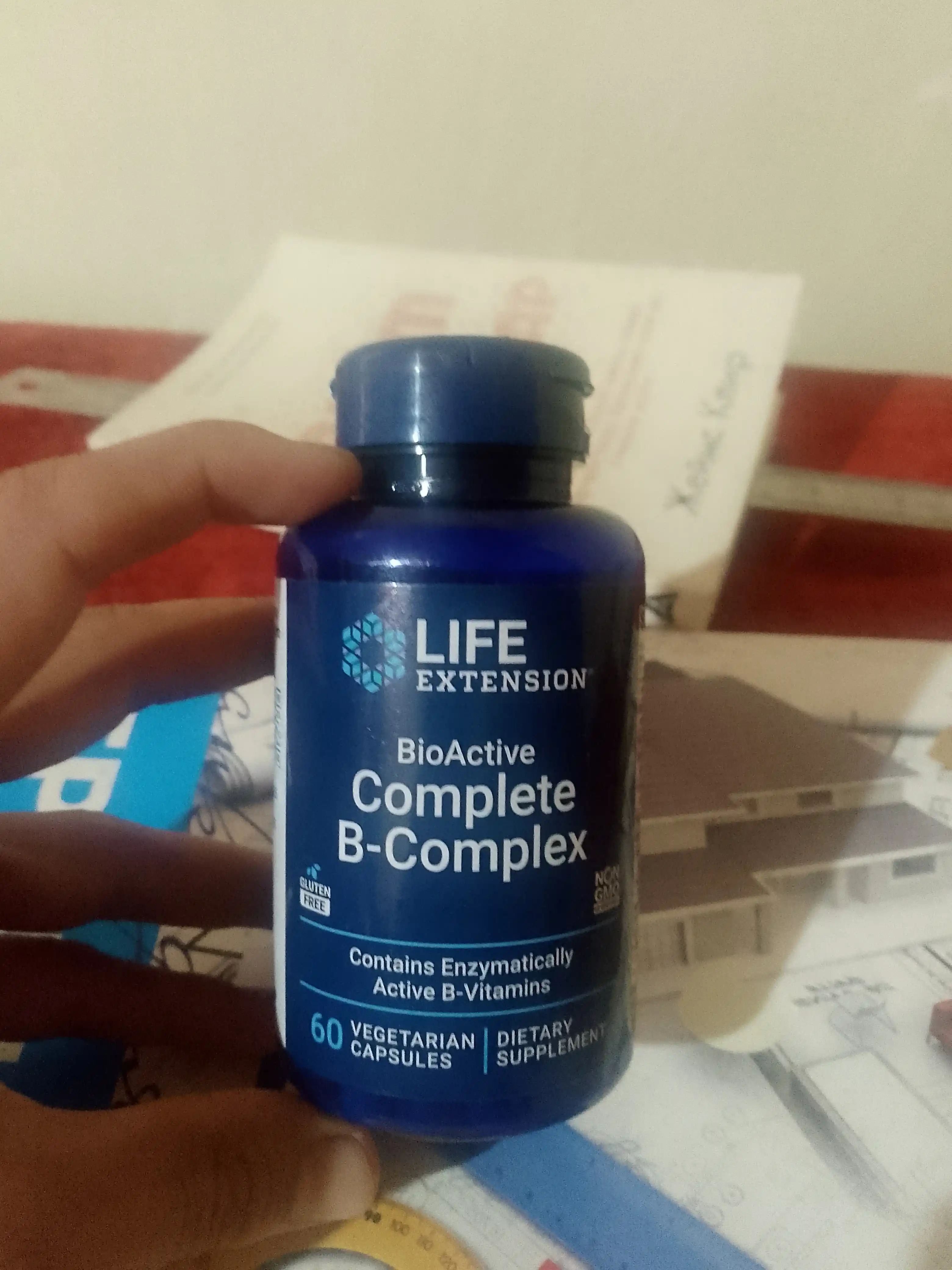 Vitamin B Life Extension, 60 kapsula, vitamin B kompleksi