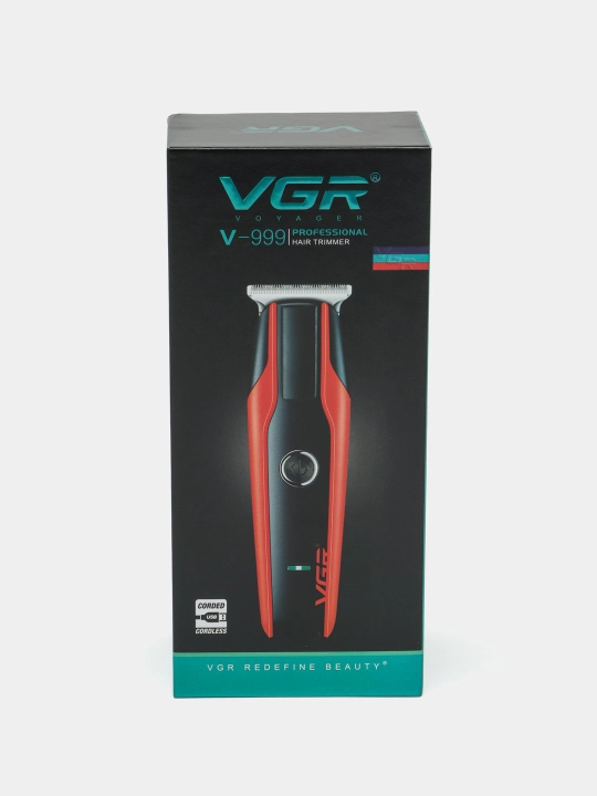 Soqol, mo‘ylov va soch uchun simsiz VGR V-055, 071, 075, 999, 933 trimmer
