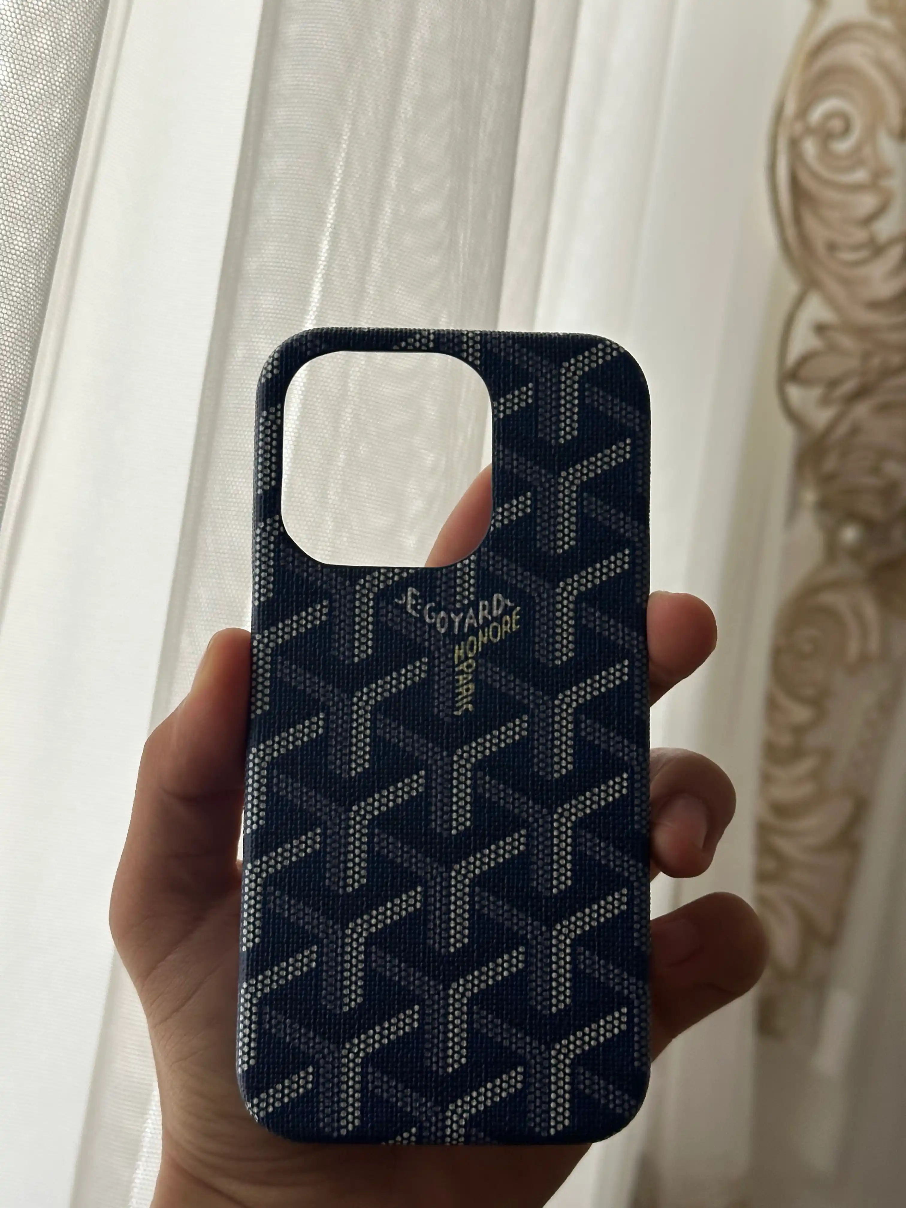 IPhone 14, 15, 16 Pro, ProMax, Plus uchun g'ilof Goyard