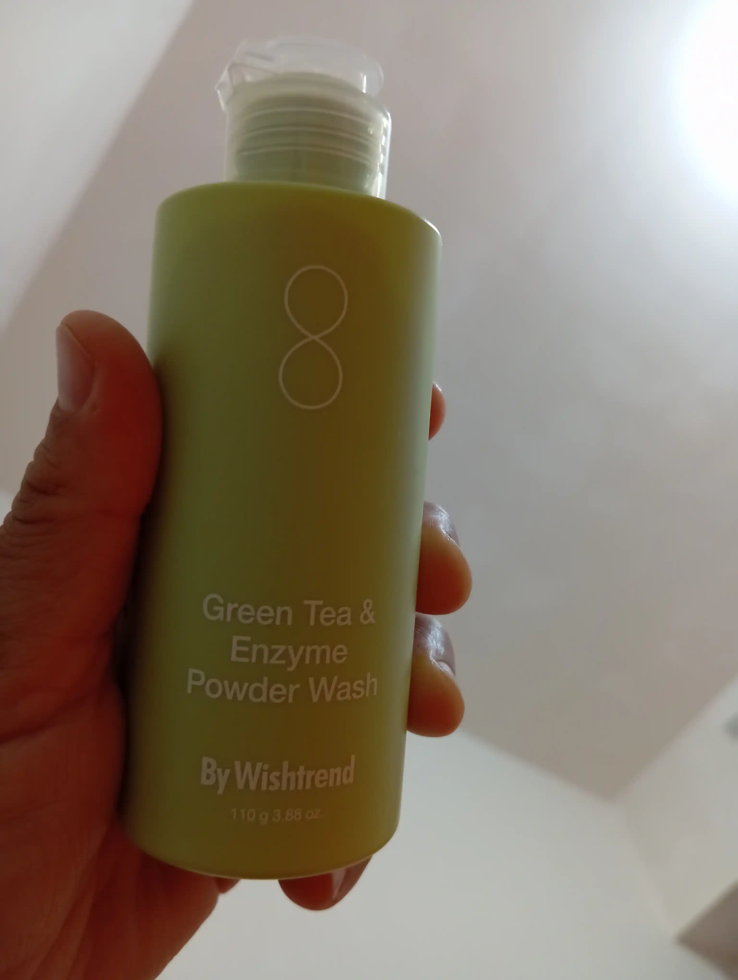 Yashil choy ferment kukuni By  Wishtrend, Green Tea & Enzyme Powder Wash, 110 g