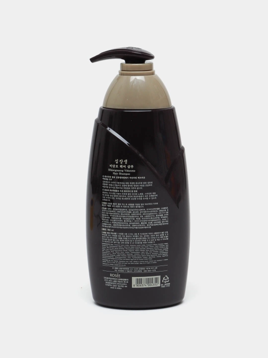 Barcha soch turlari uchun universal shampun, Rosee, Eco aloe, Eco Argan, Black garlic, Sibjangsaeng Vidanmo, 760 ml