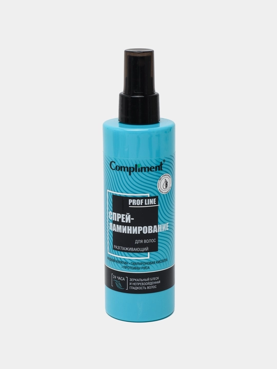 Soch turmaklash spreyi, termal himoya, soch uchun sprey Compliment, 200 ml