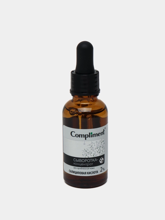 Compliment yuz zardob, niatsinamid, gialuron kislotasi, salitsil kislotasi, 27 ml