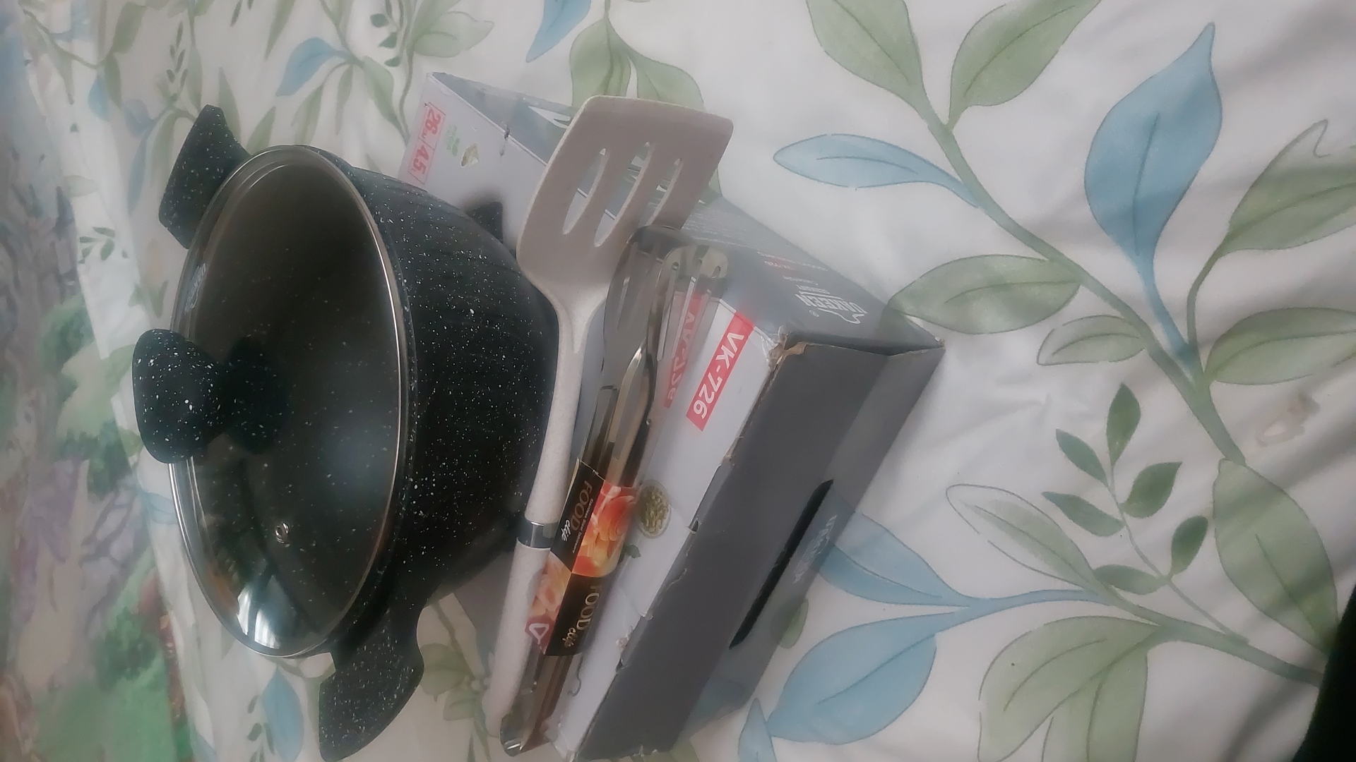 Казан антипригарный с крышкой UAKEEN Casserole, 26/28/30/32/34 см