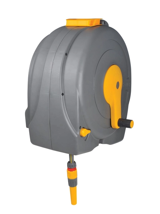 Настенная катушка HoZelock 2496 Fast Reel, со шлангом 40 м и коннекторами