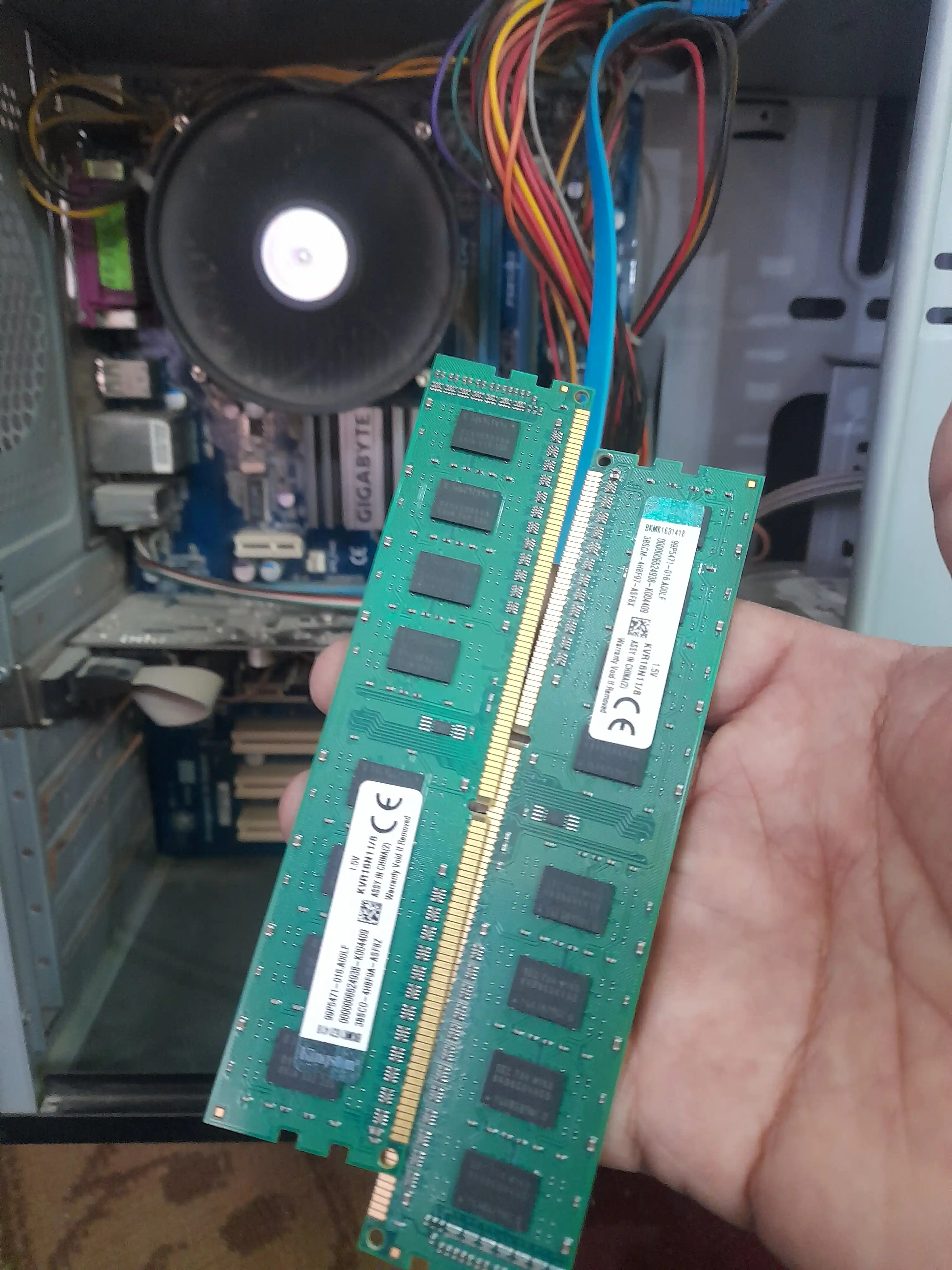 Operativ xotira Kingston 8GB DDR3, 1600 MHz, PC3-12800, kompyuter uchun