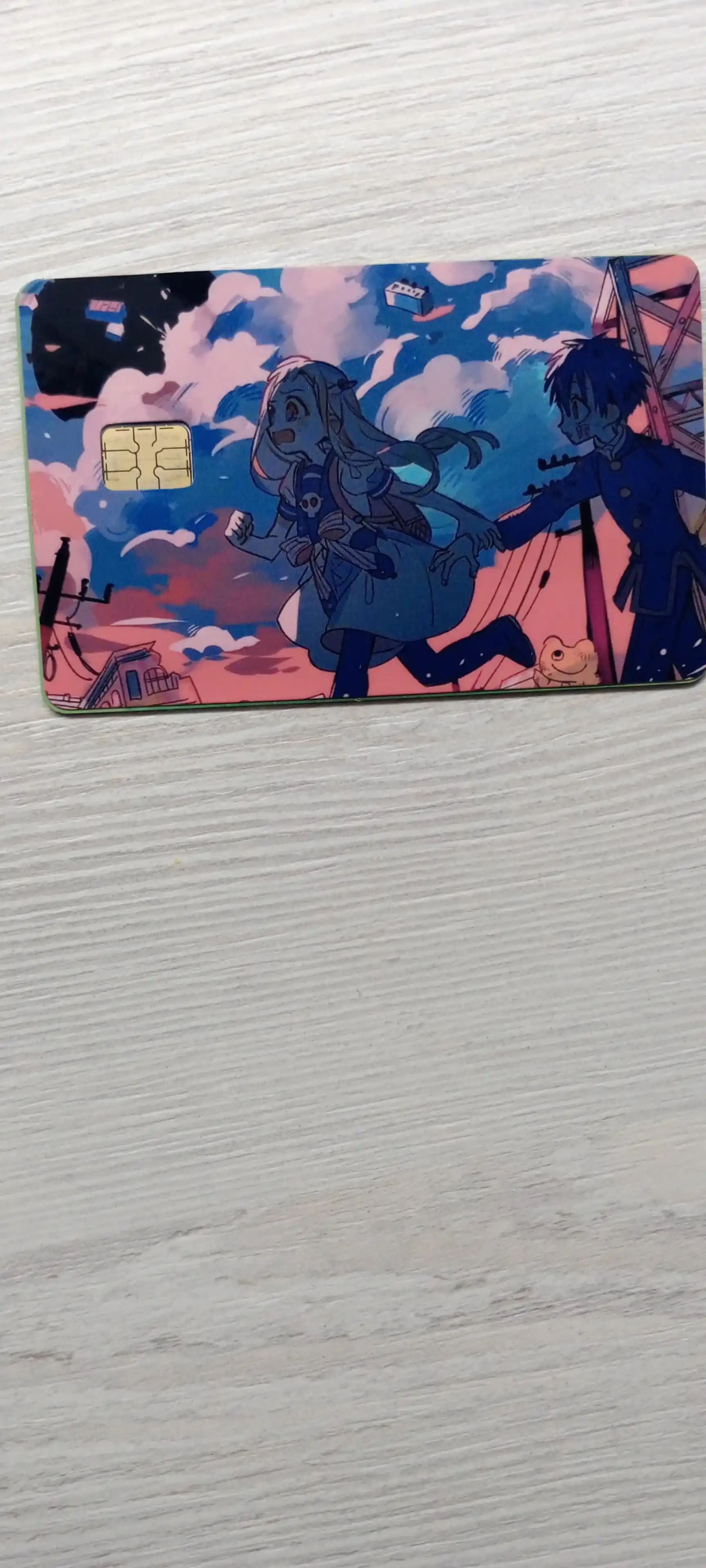 Bank kartasi va chipta stikerlari, Anime