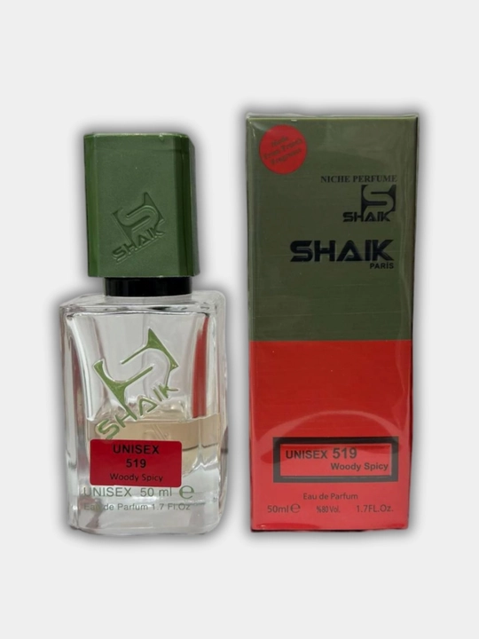 Парфюмернная вода для мужчин и женщин Woody Spicy Shaik 519, 50 мл - 