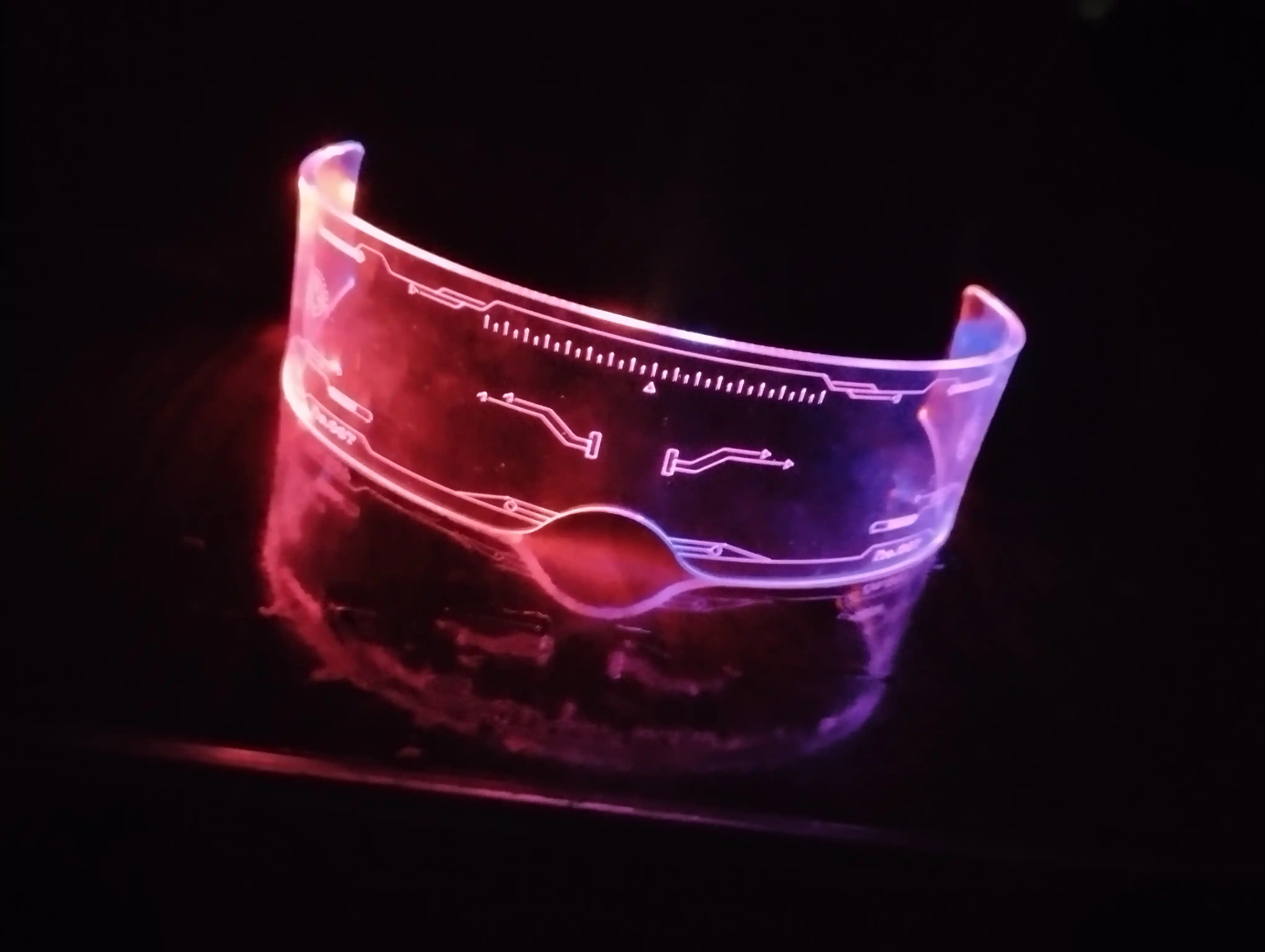 Очки светящиеся LED, для вечеринки, унисекс