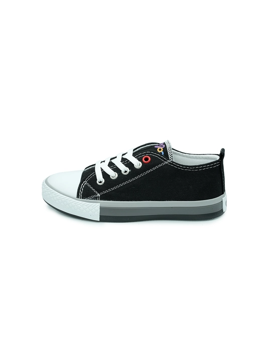 Текстильные кеды Moozy для детей с шнуровкой, CONVERSE – 7 цветов, размер 31-35
