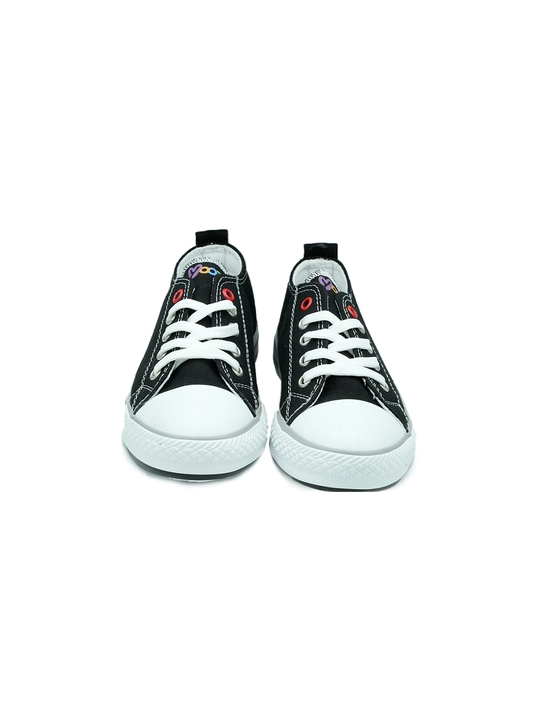 Текстильные кеды Moozy для детей с шнуровкой, CONVERSE – 7 цветов, размер 31-35
