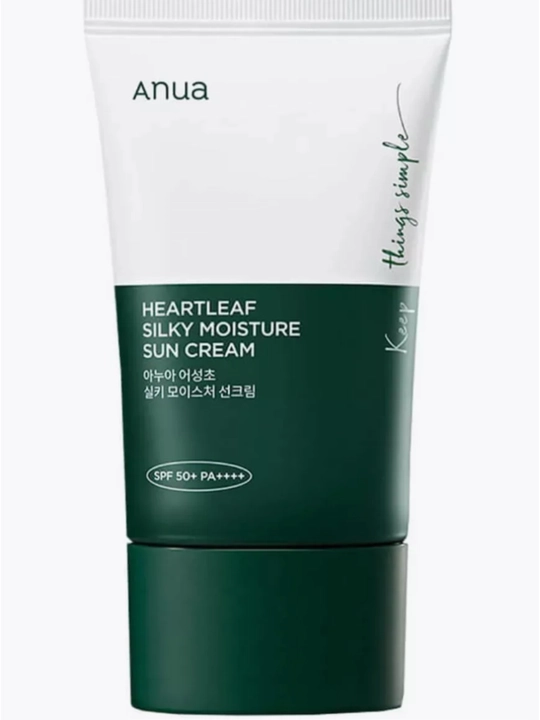 Солнцезащитный крем для лица Anua SPF50+ PA++++, успокаивающий, от морщин и от пигментации